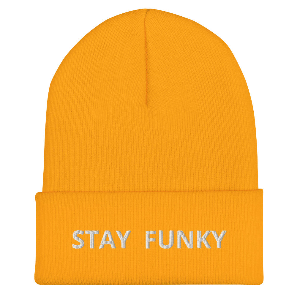 STAY FUNKY Embroidered Beanie